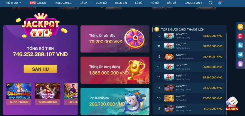 Giao diện cá cược trực tiếp 97win